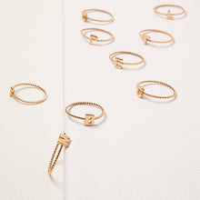 Carica l'immagine nel visualizzatore di Gallery, Anelli monogramma