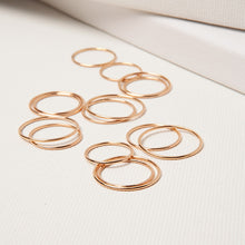 Carica l'immagine nel visualizzatore di Gallery, Anello sottile oro rosa