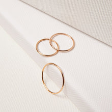 Carica l'immagine nel visualizzatore di Gallery, Anello sottile oro rosa