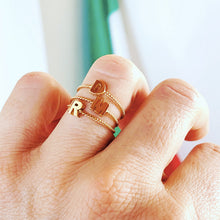 Carica l'immagine nel visualizzatore di Gallery, Anelli monogramma